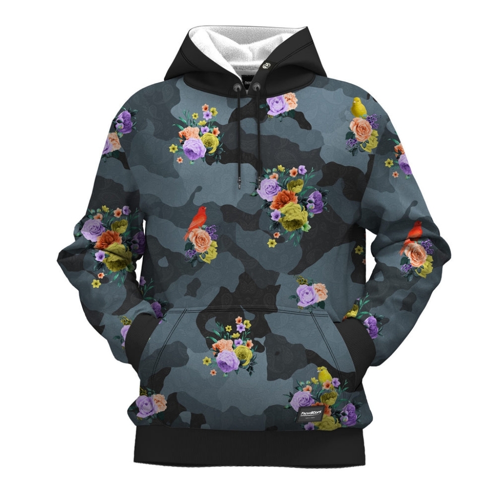 Floral Patterned FRESH HOODS NWT. Loose Fit And Casual